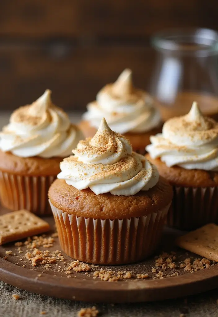 25 Birthday Cupcake Ideas That Steal the Show - 18. S'mores Cupcakes