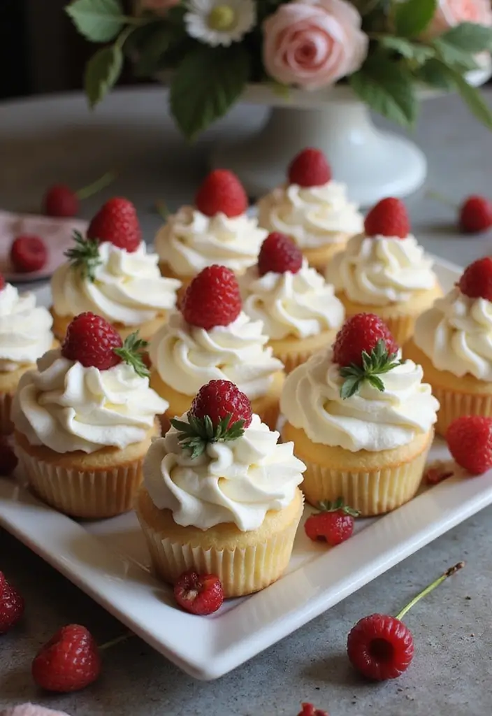 25 Christmas Cupcake Ideas That’ll Wow Your Holiday Guests - 18. Vanilla Bean Cupcakes