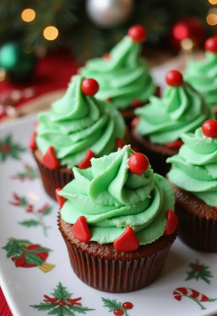 25 Creative Cupcake Cake Ideas That Make a Big Impression - 10. Elf Hat Cupcake Cake