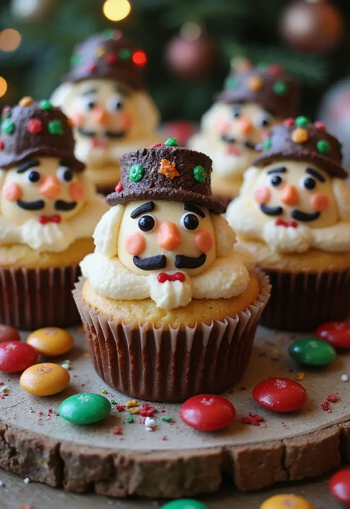 25 Creative Cupcake Cake Ideas That Make a Big Impression - 11. Nutcracker Cupcake Cake