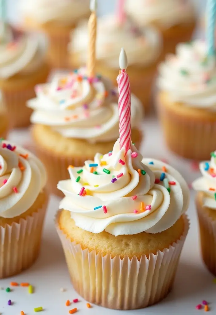25 Cupcake Birthday Decorating Ideas That Wow Every Guest - 10. Birthday Cake Cupcakes