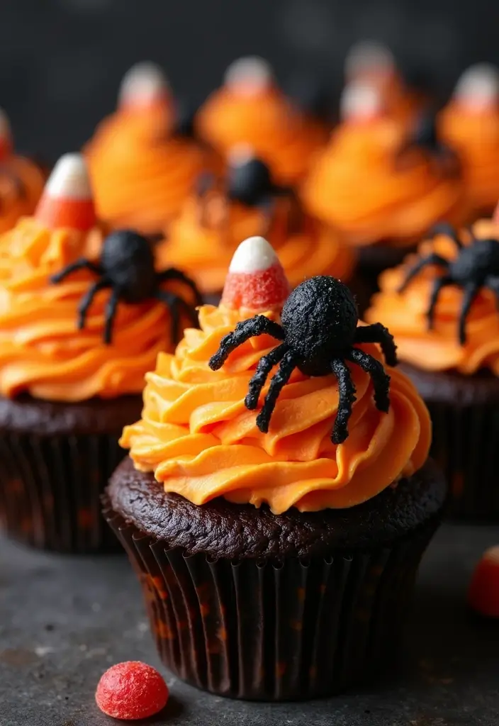 25 Cupcake Birthday Decorating Ideas That Wow Every Guest - 14. Halloween Cupcakes
