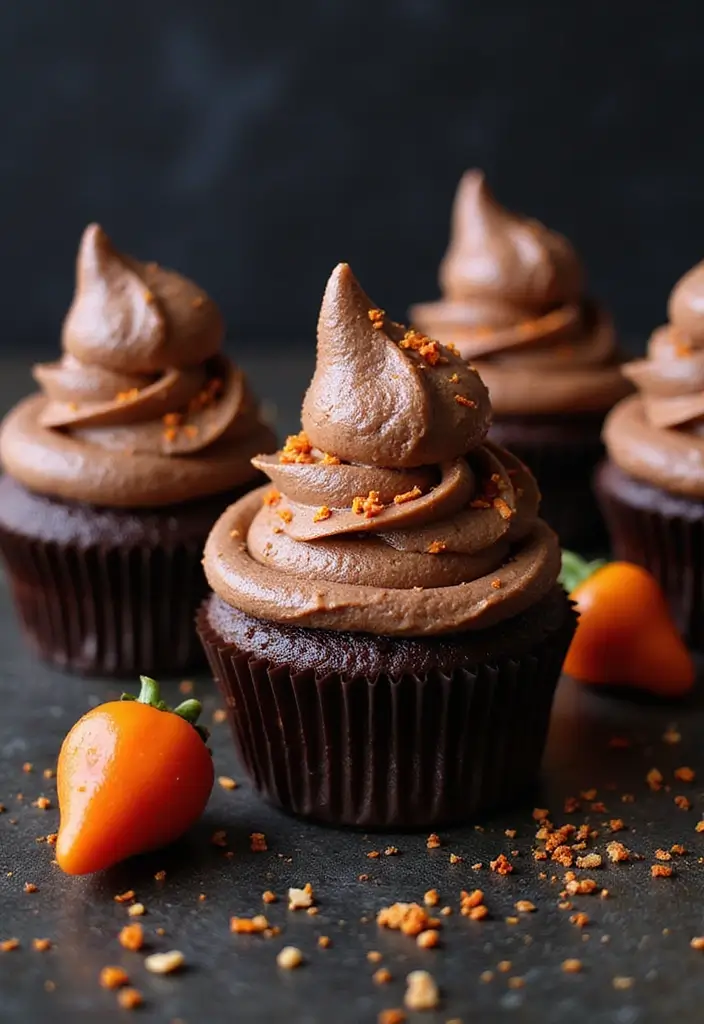 25 Cupcake Decoration Ideas You’ll Want to Try This Weekend - 23. Ghost Pepper Cupcakes