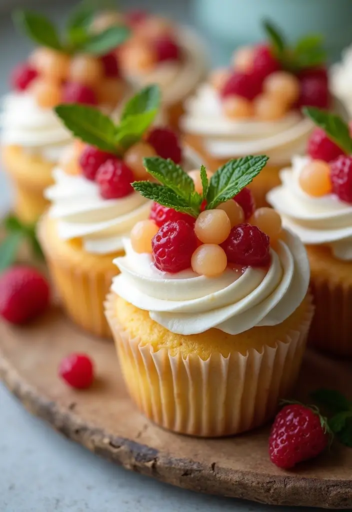 25 Cupcake Icing Ideas That Make Every Bite Picture-Perfect - 13. Fruit Compote and Icing Combo