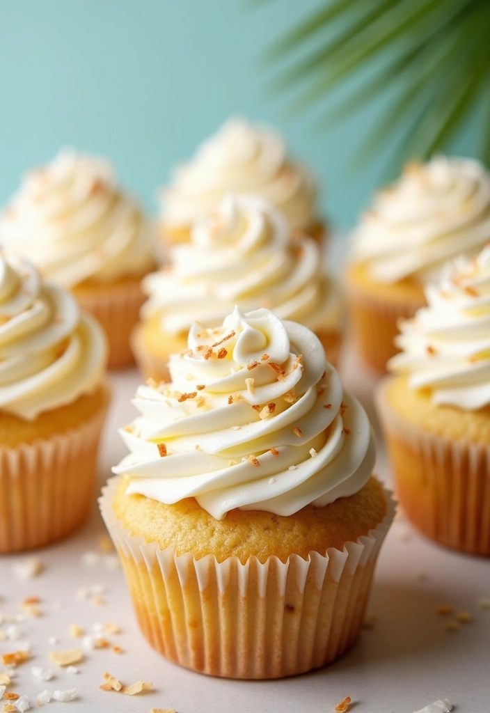 25 Cupcake Icing Ideas That Make Every Bite Picture-Perfect - 20. Coconut Cream Icing