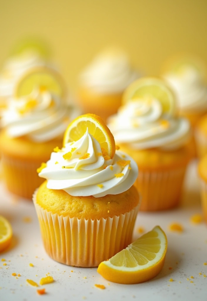 25 Cupcake Icing Ideas That Make Every Bite Picture-Perfect - 23. Citrus Zest Icing