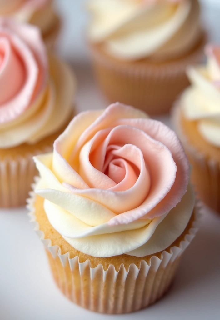 25 Cupcake Icing Ideas That Make Every Bite Picture-Perfect - 5. Whipped Cream Flowers
