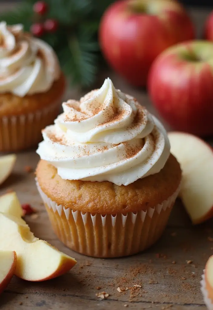 25 Cupcake Ideas for Kids’ Parties That Are Fun and Mess-Free - 12. Apple Pie Cupcake