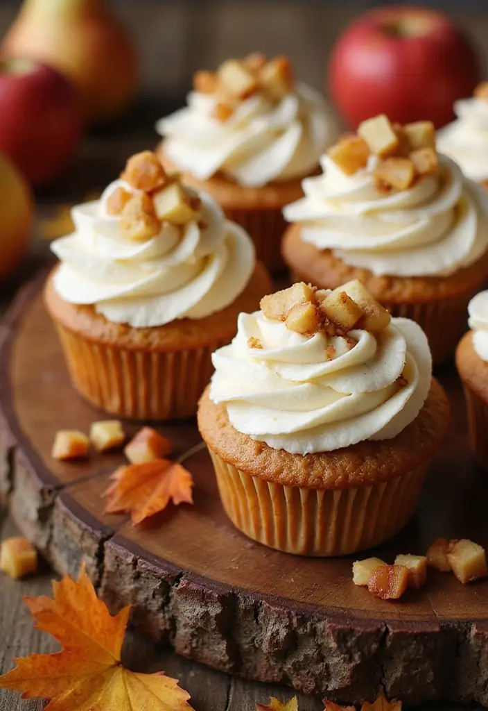 25 Cupcake Ideas for Thanksgiving That Guests Will Gobble Up - 16. Fall Harvest Cupcakes