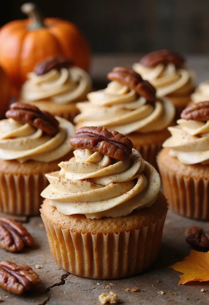 25 Cupcake Ideas for Weddings That Guests Will Remember - 10. Pecan Pie Cupcakes