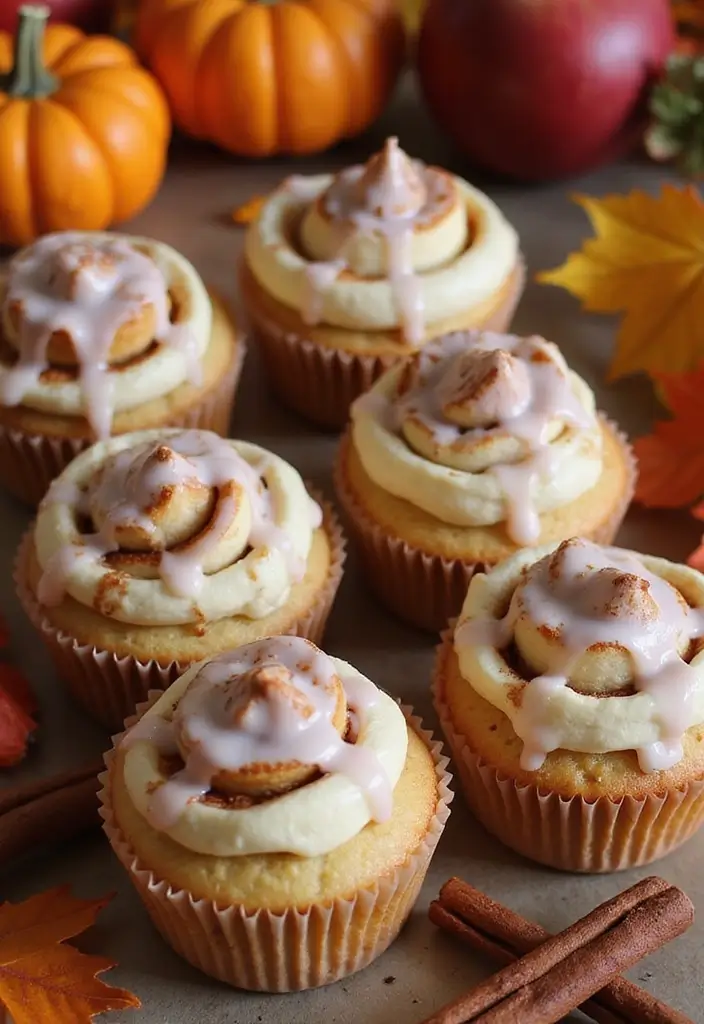 25 Cupcake Ideas for Weddings That Guests Will Remember - 11. Cinnamon Roll Cupcakes