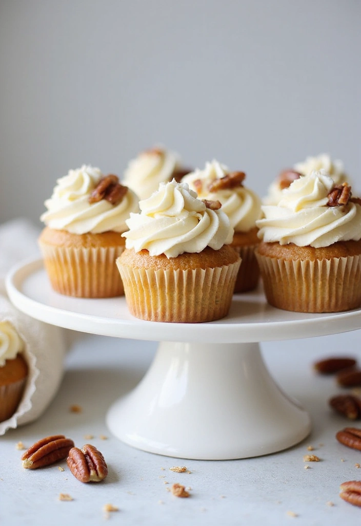 25 Cupcake Ideas for Weddings That Guests Will Remember - 2. Maple Pecan Bliss