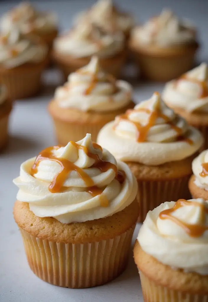 25 Cupcake Ideas for Weddings That Guests Will Remember - 21. Bourbon Vanilla Cupcakes