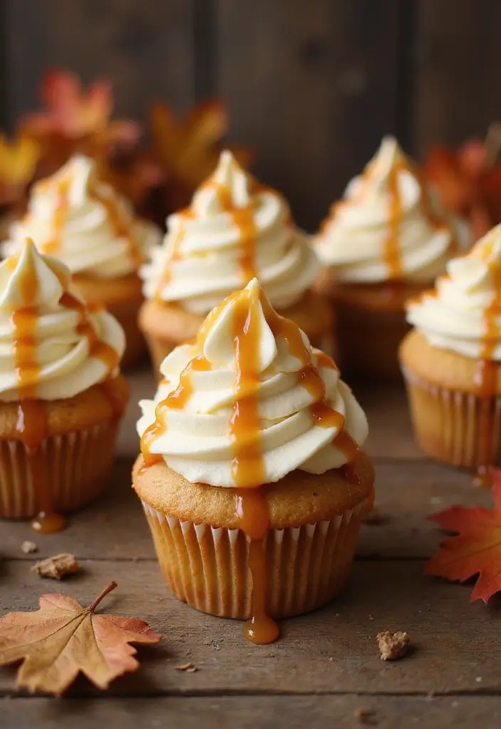 25 Cupcake Ideas for Weddings That Guests Will Remember - 23. Butterscotch Cupcakes