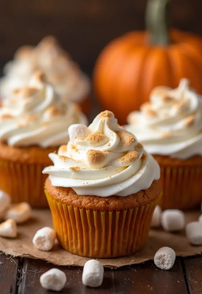 25 Cupcake Ideas for Weddings That Guests Will Remember - 4. Sweet Potato Marshmallow Cups