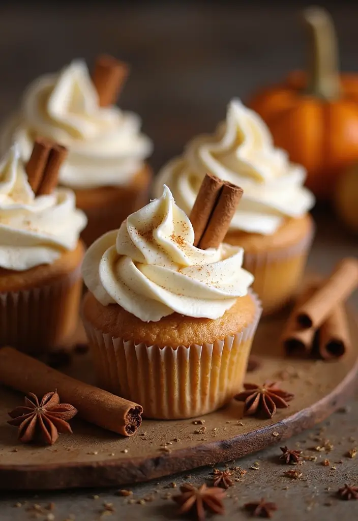 25 Cupcake Ideas for Weddings That Guests Will Remember - 6. Chai Latte Cupcakes