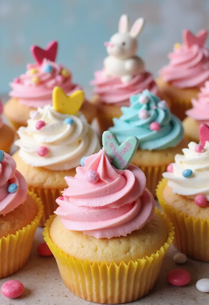 25 Cupcake Theme Ideas for Every Party and Holiday - 18. Fun Candyland Cupcakes