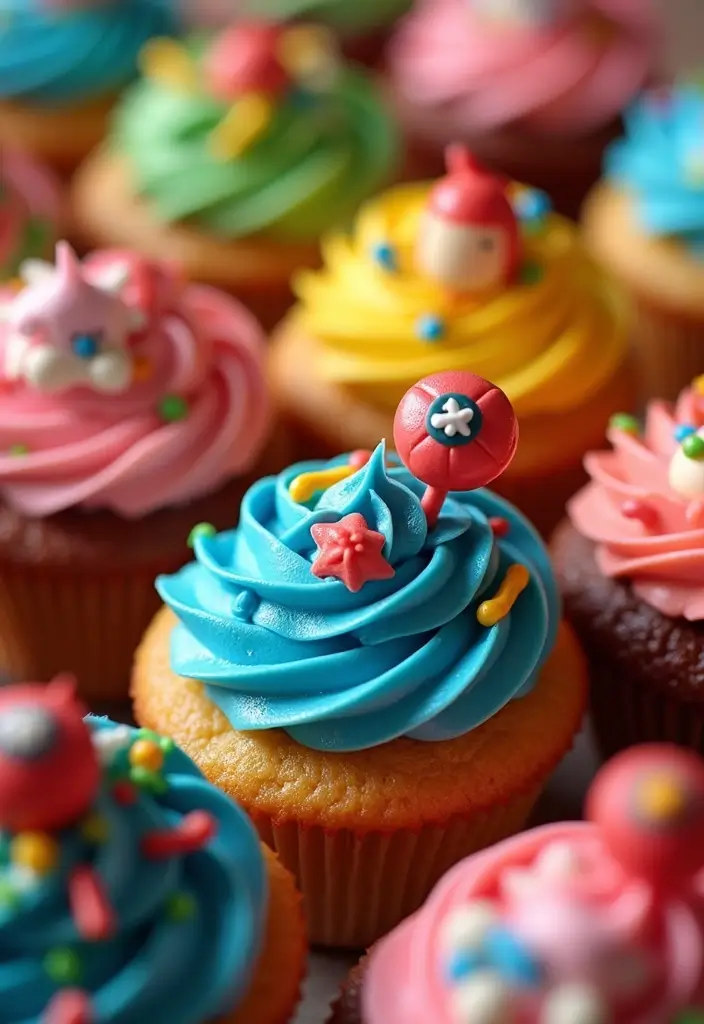 25 Cupcake Theme Ideas for Every Party and Holiday - 21. Fun Superhero Cupcakes