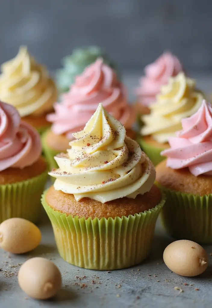 25 Cupcake Wedding Cake Ideas That Blend Class & Creativity: Dinosaur-Themed Wedding Cupcakes - 6. Dino Egg Cupcakes