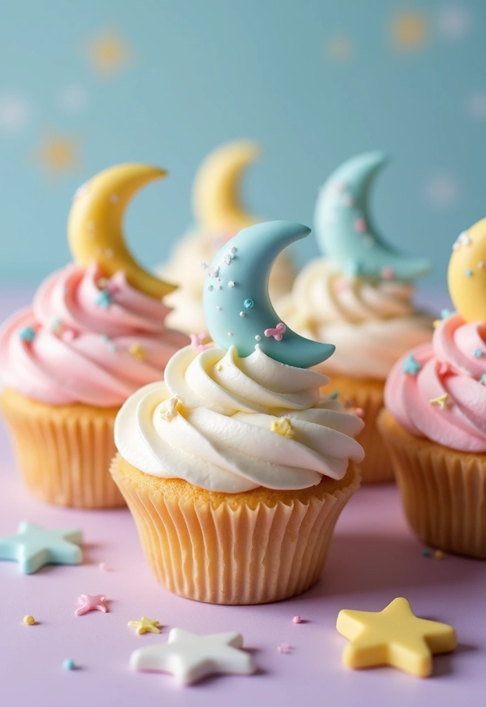 25 Cute & Easy Bluey Cupcake Ideas for Kids’ Birthdays - 13. Bluey’s Sleepover Cupcakes