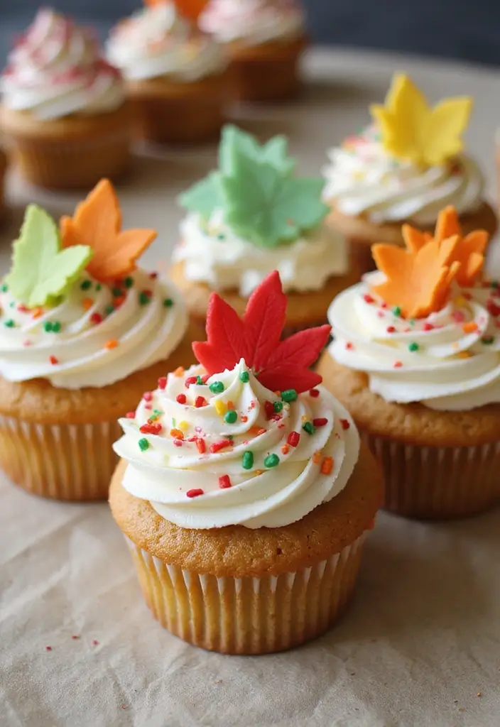 25 Cute & Easy Bluey Cupcake Ideas for Kids’ Birthdays - 22. Bluey’s Seasonal Cupcakes