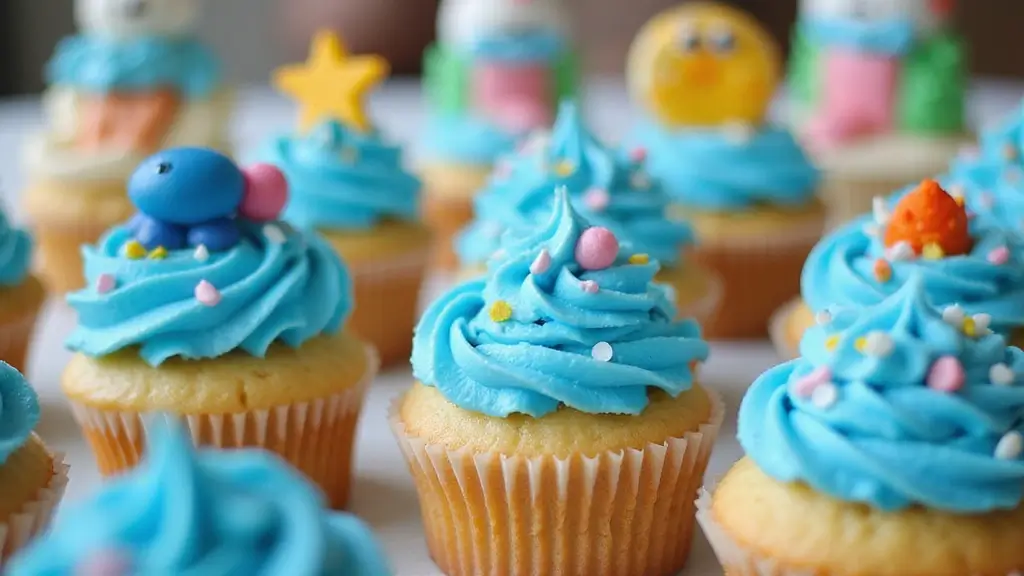 25 Cute & Easy Bluey Cupcake Ideas for Kids’ Birthdays