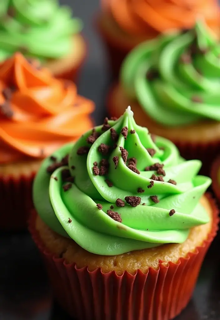 25 Cute Halloween Cupcake Ideas Kids Will Love - 16. Witch’s Brew Cupcakes