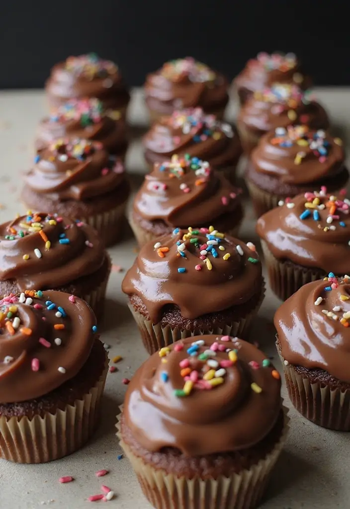 25 Gender Reveal Cupcake Ideas That Are Too Cute to Eat - 11. Chocolate-Dipped Cupcakes