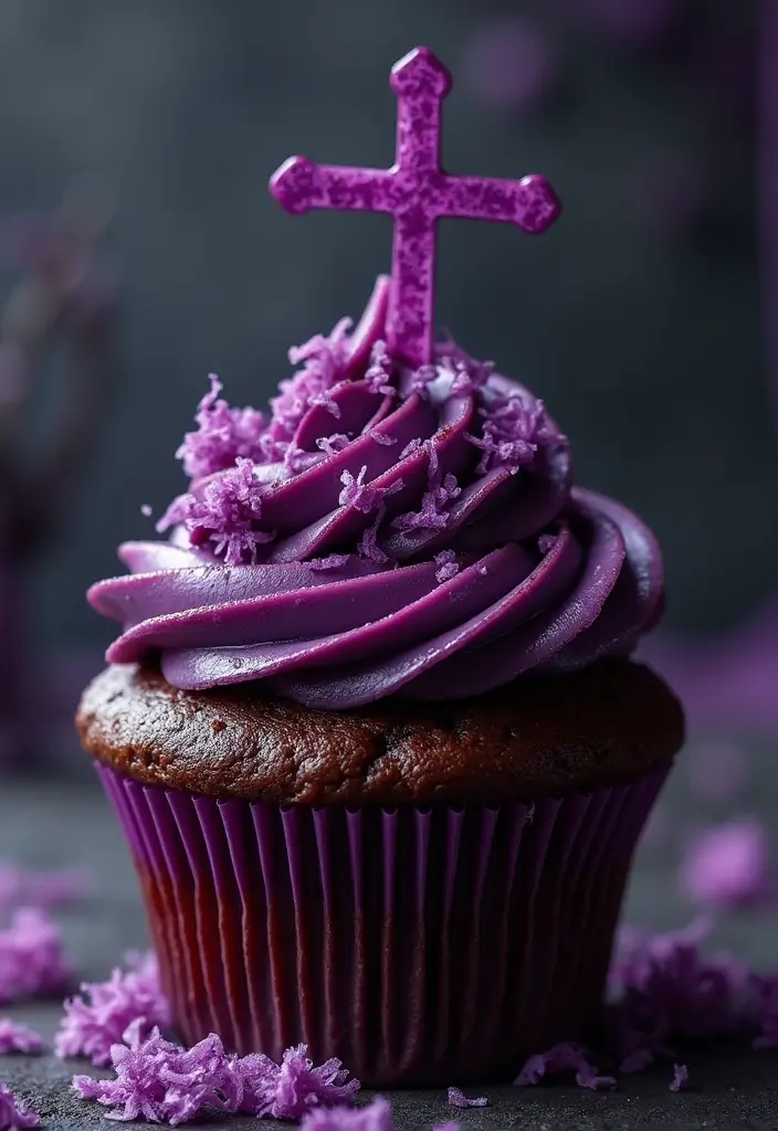 25 Minecraft Cupcake Ideas for Pixel-Perfect Parties - 24. Wither Boss Cupcake