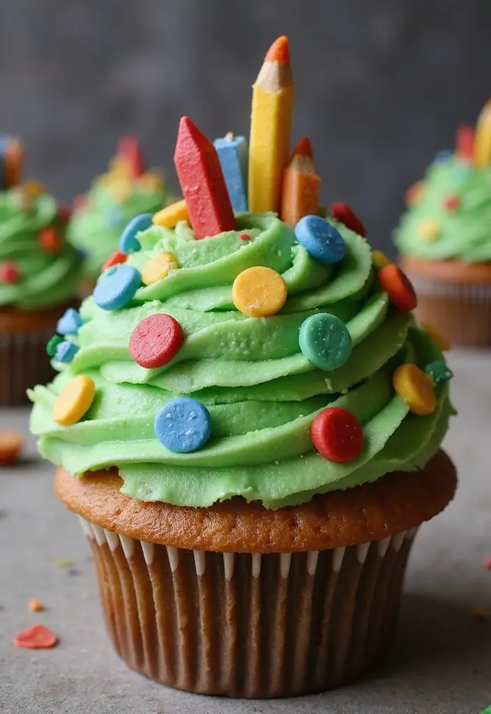 25 Minecraft Cupcake Ideas for Pixel-Perfect Parties - 7. Crafting Table Delight Cupcake