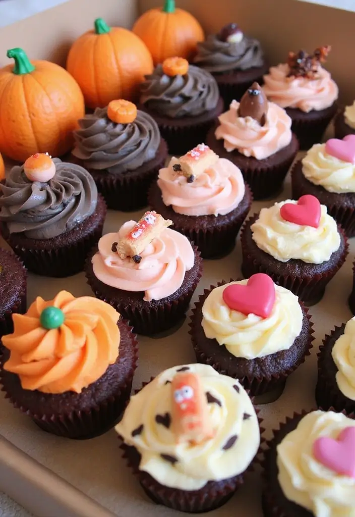 25 Simple Cupcake Decorating Ideas Anyone Can Master - 12. Themed Cupcake Decorations