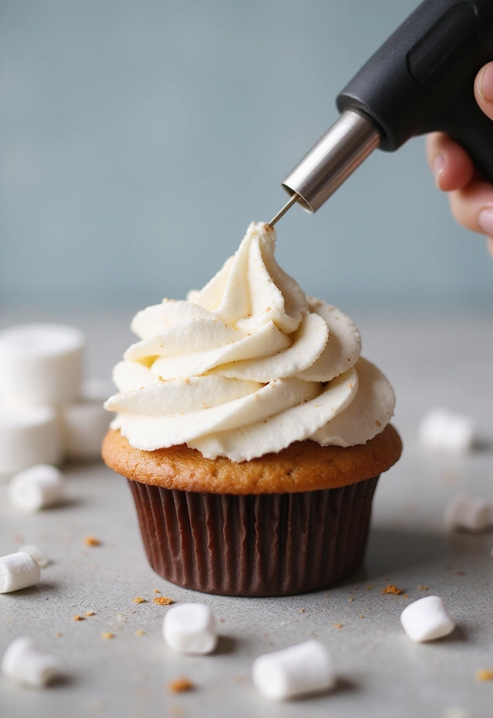 25 Simple Cupcake Decorating Ideas Anyone Can Master - 16. Whimsical Marshmallow Fluff
