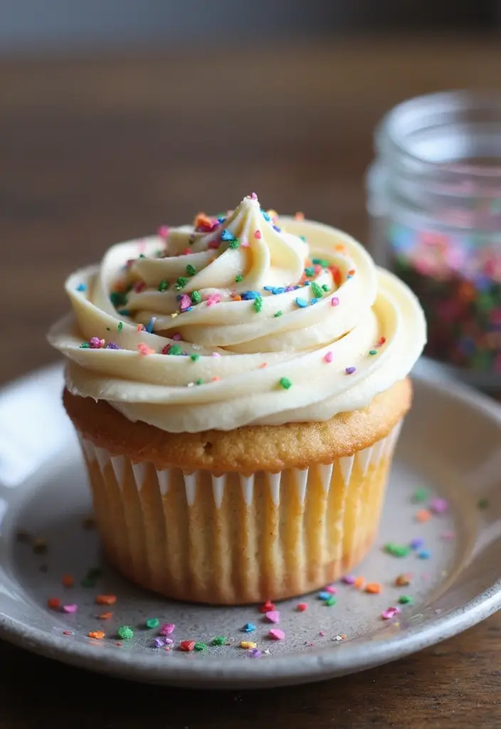 25 Simple Cupcake Decorating Ideas Anyone Can Master - 2. Edible Glitter Delight