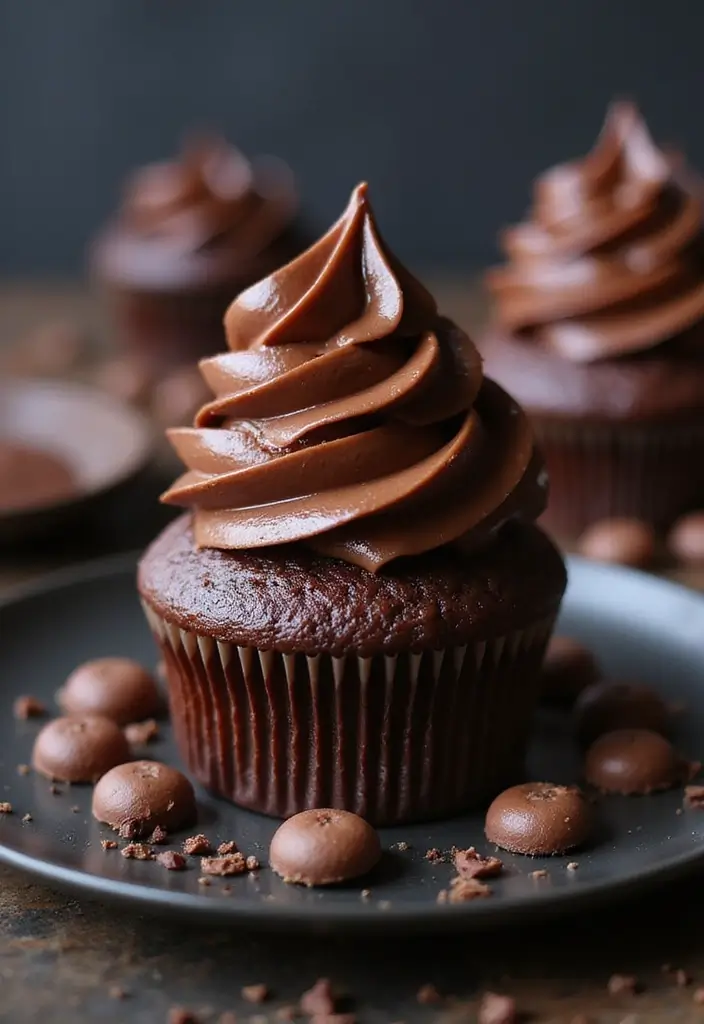 25 Simple Cupcake Decorating Ideas Anyone Can Master - 21. Silky Ganache Finish