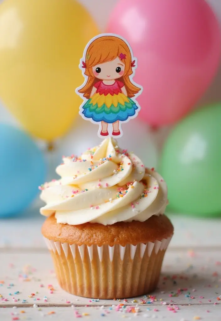 25 Simple Cupcake Decorating Ideas Anyone Can Master - 22. Fun Character Toppers