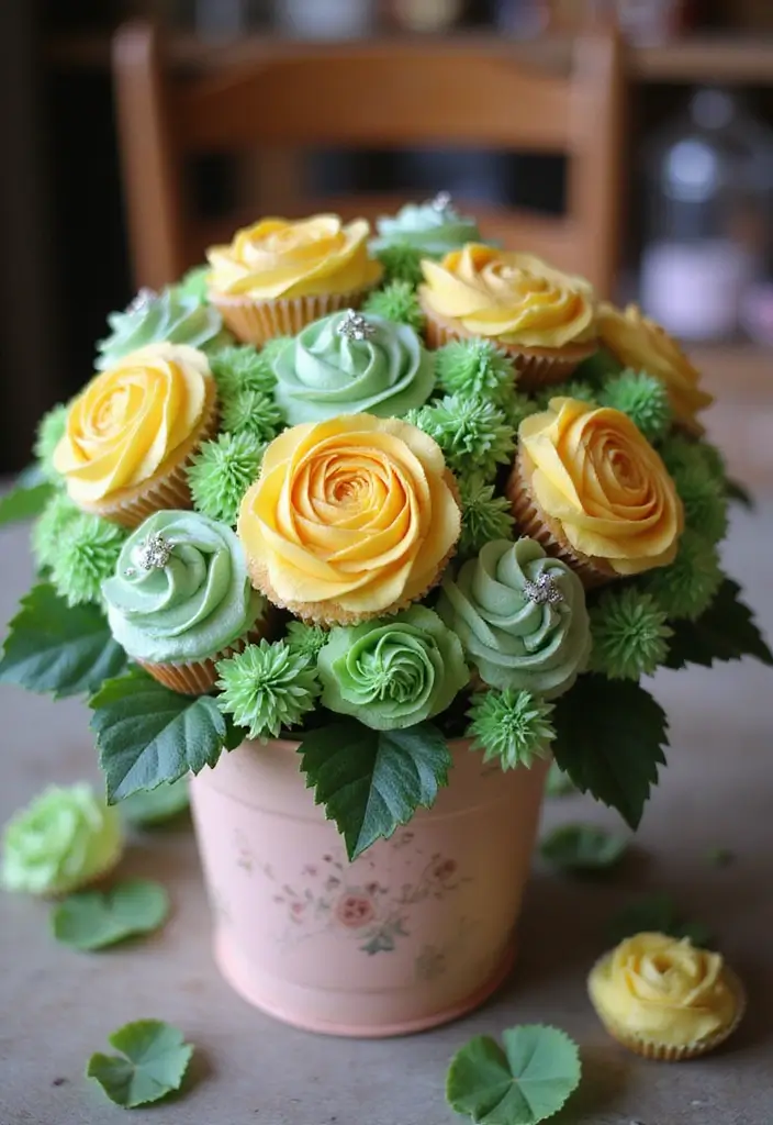 25 Simple Cupcake Decorating Ideas Anyone Can Master - 25. Cupcake Bouquets