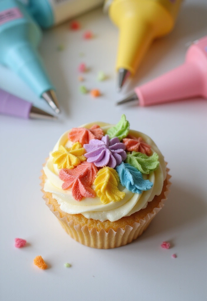 25 Simple Cupcake Decorating Ideas Anyone Can Master - 9. Frosting Flowers