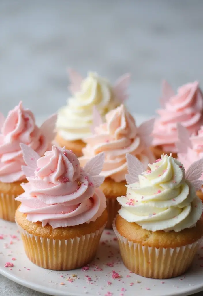 25 St. Patrick’s Day Cupcake Ideas Full of Lucky Charm - 16. Twinkling Fairy Cupcakes