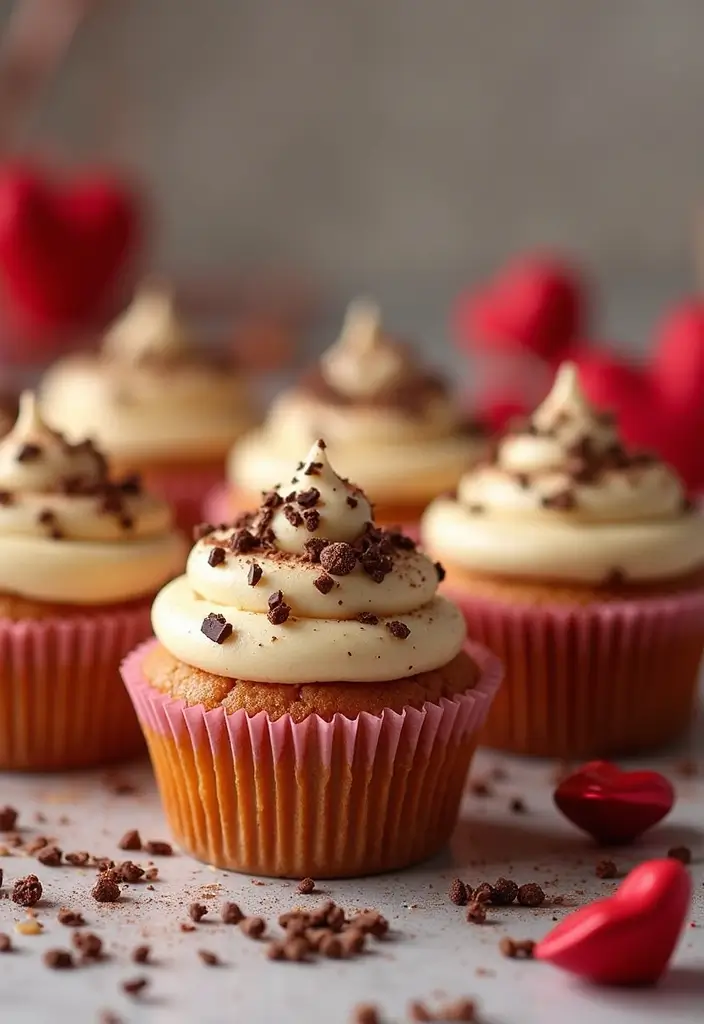 25 Valentine’s Day Cupcake Ideas That Say “I Love You” - 7. Peanut Butter Cupcakes