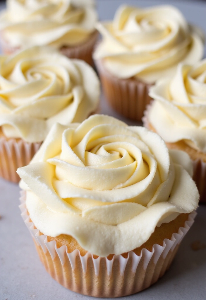 27 Bridal Shower Cupcake Ideas for a Chic Dessert Table - 1. Elegant White Chocolate Rose Cupcakes