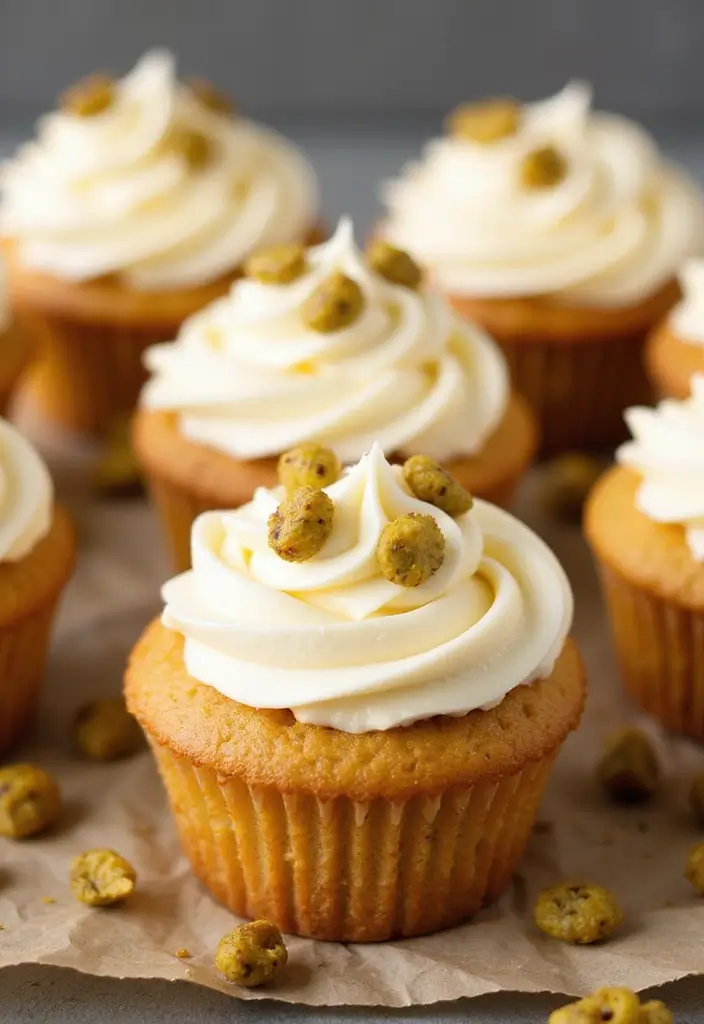 27 Bridal Shower Cupcake Ideas for a Chic Dessert Table - 27. Tropical Passionfruit Cupcakes