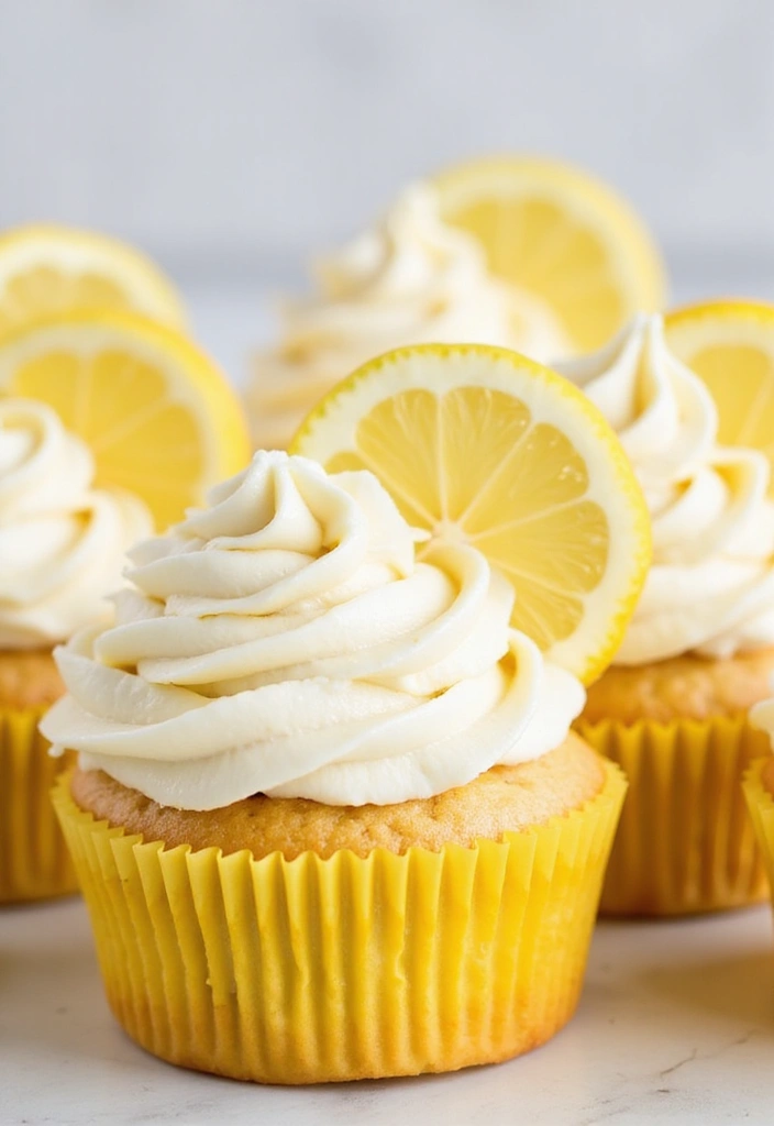 27 Bridal Shower Cupcake Ideas for a Chic Dessert Table - 5. Lemon Zest Cream Cheese Frosting Cupcakes