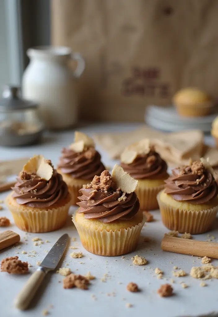 27 Christmas Cupcake Decorating Ideas You Can DIY: Minecraft-Themed Holiday Treats - 13. Crafting Table Cupcakes