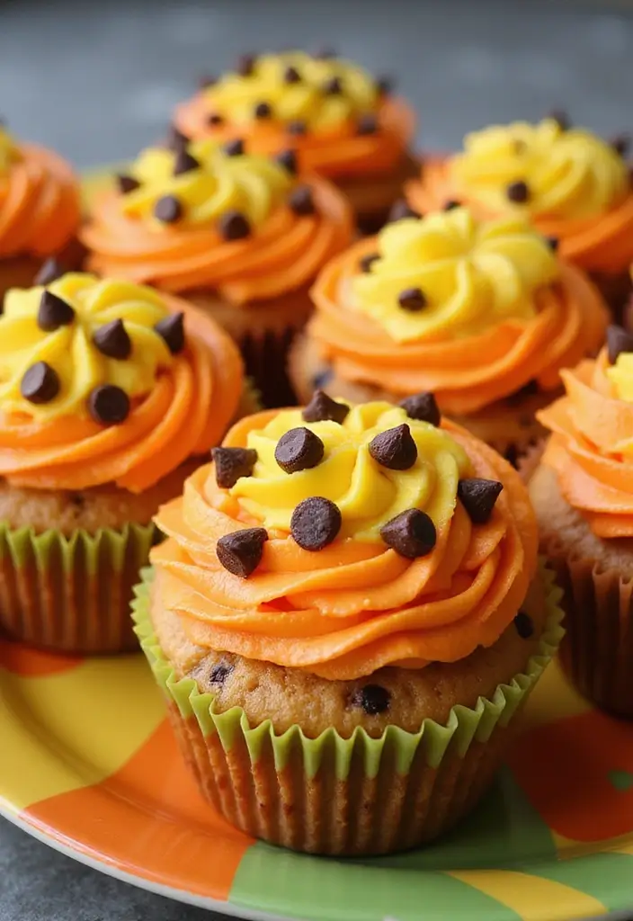 27 Christmas Cupcake Decorating Ideas You Can DIY: Minecraft-Themed Holiday Treats - 8. Ocelot Cupcakes