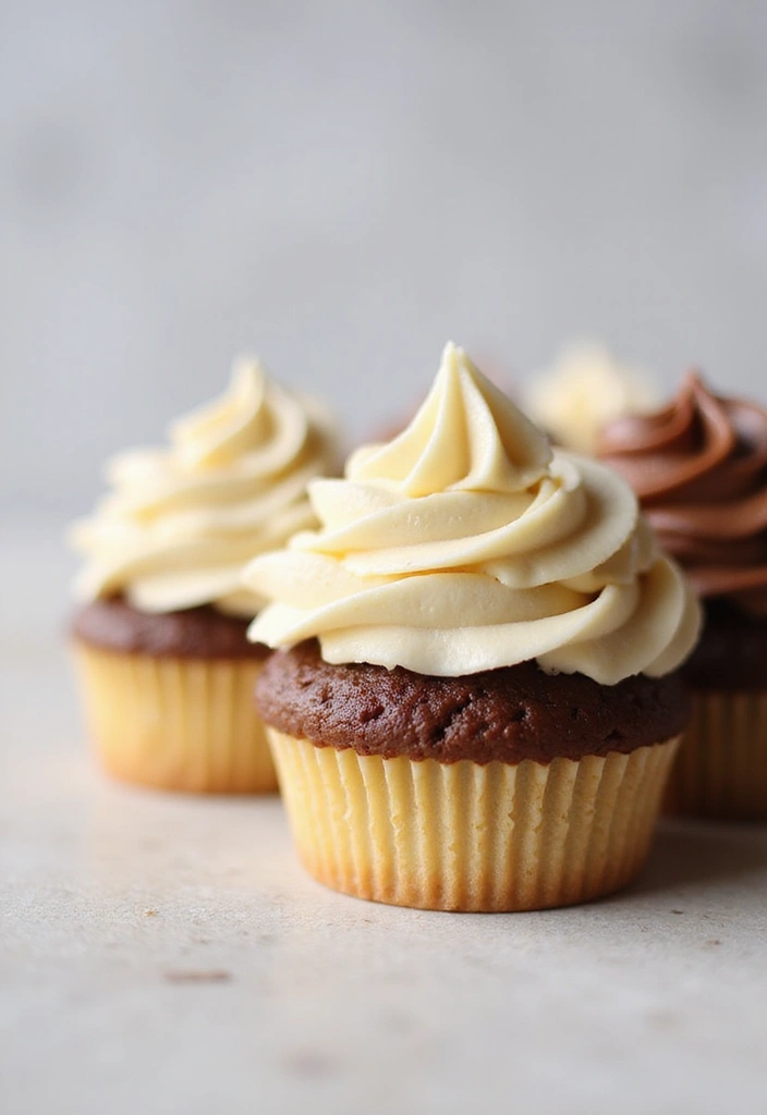 27 Cupcake Design Ideas That Look Professional (But Are Easy!) - 11. Layered Cupcakes