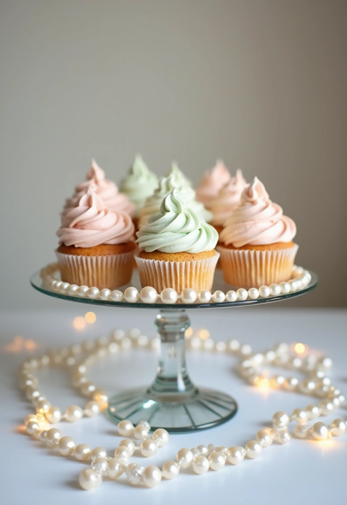 27 Cupcake Display Ideas to Impress Your Guests - 2. Elegant Glass Cake Stand