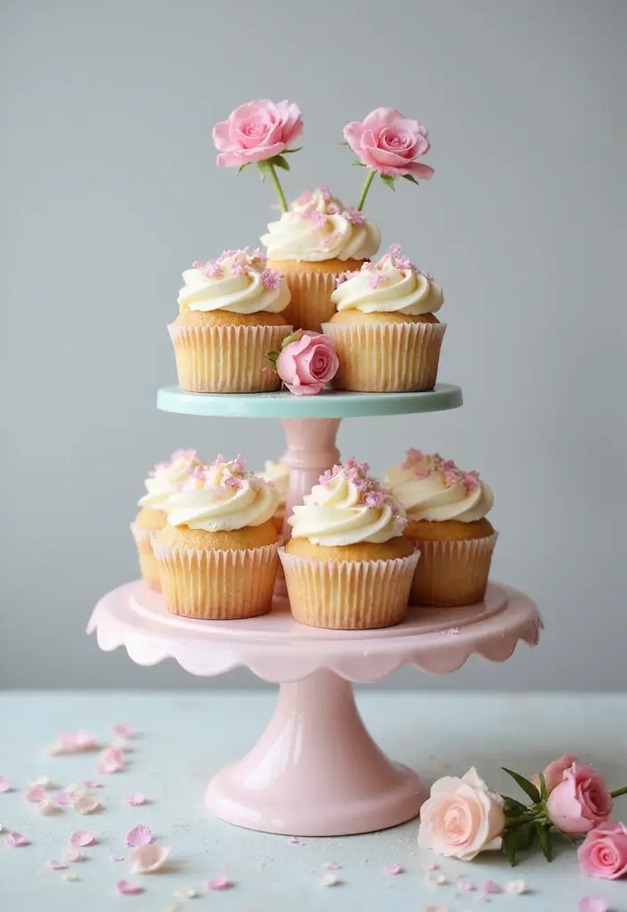 27 Cupcake Display Ideas to Impress Your Guests - 6. Themed Stands for Cupcakes