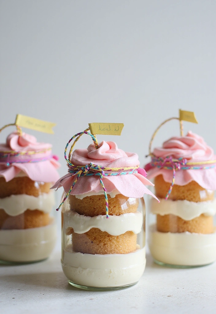 27 Cupcake Display Ideas to Impress Your Guests - 9. Cupcake Jars