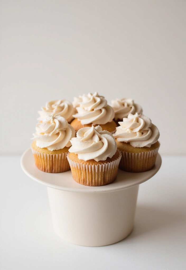 27 Cute Cupcake Ideas That Are Perfect for Any Celebration - 26. Minimalist Cupcake Bouquet