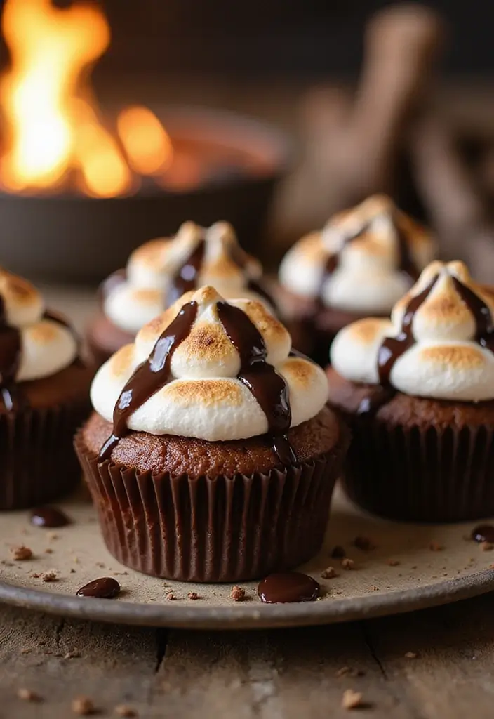 27 Easy Cupcake Decorating Ideas for Every Occasion - 11. S’mores Cupcakes